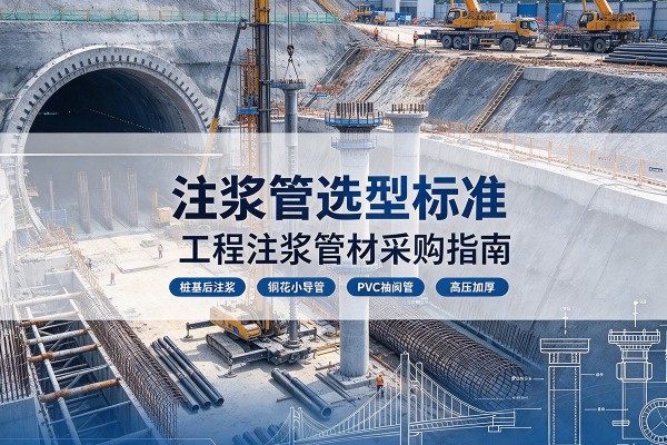 诏安注浆管选型标准