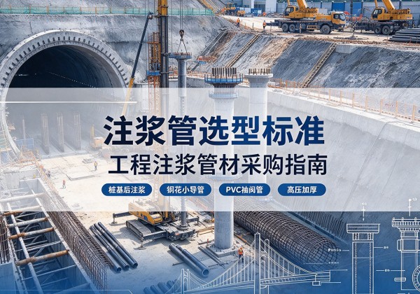 诏安注浆管选型标准